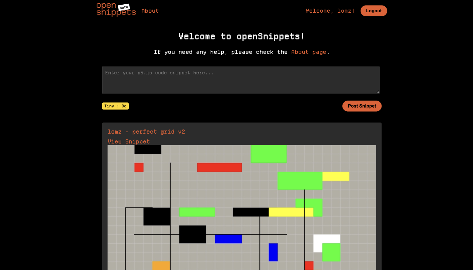 openSnippets